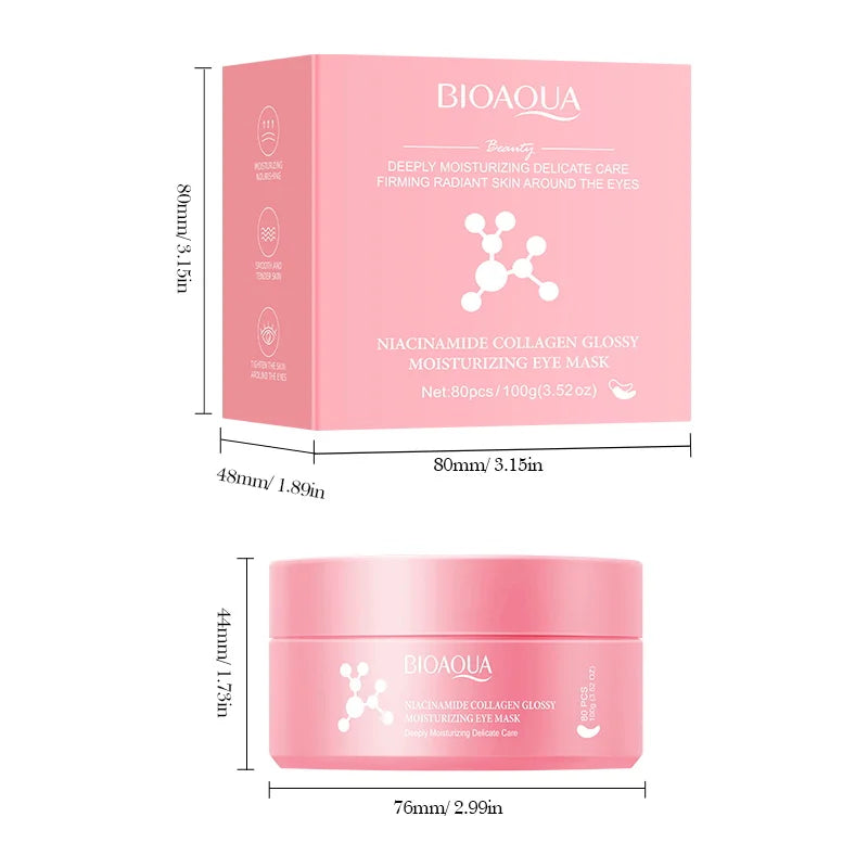 BrightLift Collagen Eye Patches™ (80pcs) – Dark Circle Repair &amp; Anti-Wrinkle Treatment